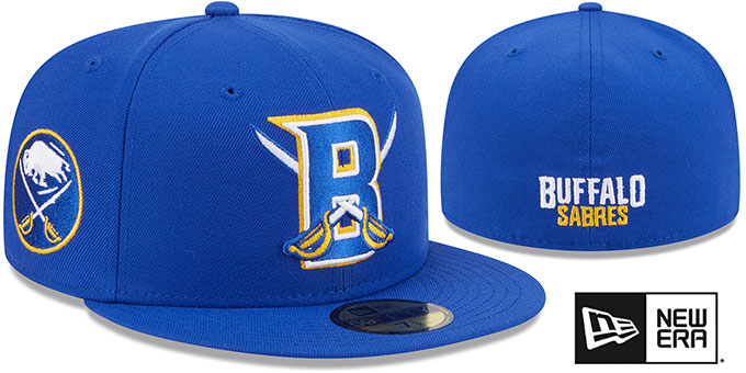 Sabres 'DECEPTOR' Royal Fitted Hat by New Era