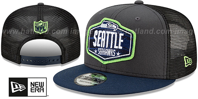 Seahawks '2021 NFL TRUCKER DRAFT SNAPBACK' Hat by New Era