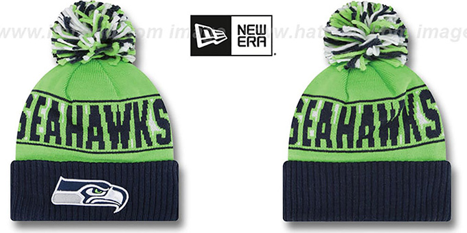 Seahawks 'REP-UR-TEAM' Knit Beanie Hat by New Era