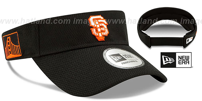 SF Giants 'DASHMARK BP VISOR' Black by New Era