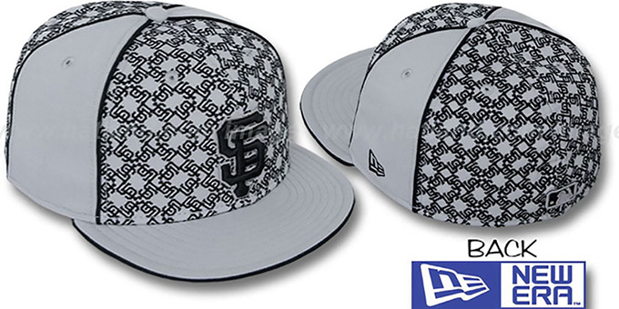 SF Giants 'LOS-LOGOS' Grey-Black Fitted Hat by New Era