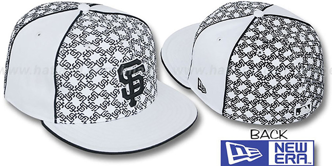 SF Giants 'LOS-LOGOS' White-Black Fitted Hat by New Era