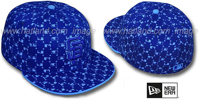 SF Giants 'MLB FLOCKING' Royal Fitted Hat by New Era