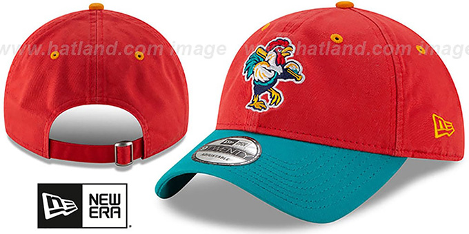 Shorebirds 'COPA STRAPBACK' Red-Aqua Hat by New Era