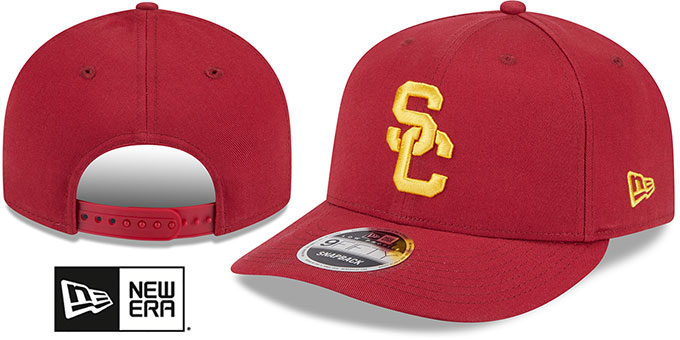 Southern Cal 'LOW-CROWN TEAM-BASIC SNAPBACK' Burgundy Hat by New Era