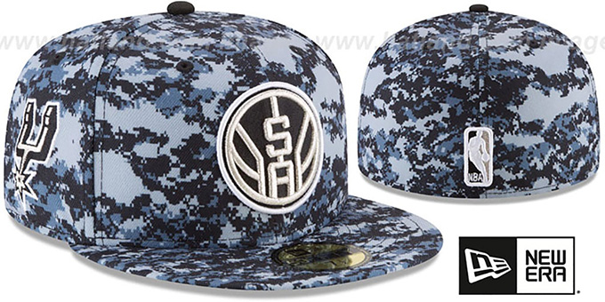 Spurs 'CITY-SERIES' Camo Fitted Hat by New Era