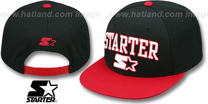 Starter 'ARCH-LOGO SNAPBACK' Black-Red Hat