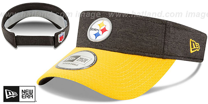 Steelers '18 NFL STADIUM' Black-Gold Visor by New Era
