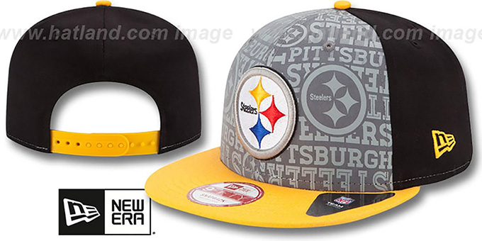 Steelers '2014 NFL DRAFT SNAPBACK' Black-Gold Hat by New Era