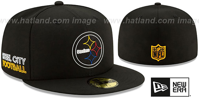 Steelers '2020 NFL VIRTUAL DRAFT' Black Fitted Hat by New Era