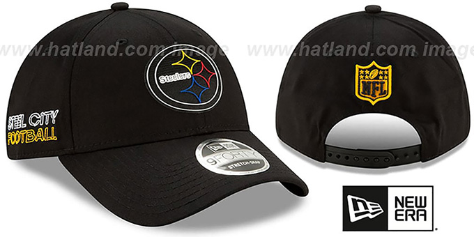 Steelers '2020 NFL VIRTUAL DRAFT STRETCH-SNAP' Black Hat by New Era