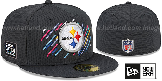 Steelers 2021 'ONFIELD CRUCIAL CATCH' Fitted Hat by New Era