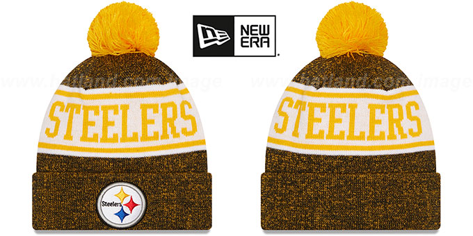 Steelers 'BANNER' Knit Beanie Hat by New Era