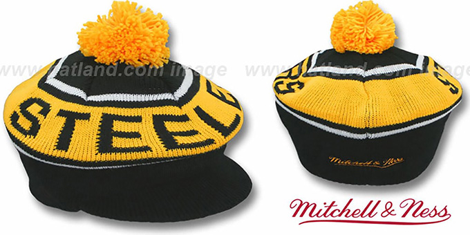 Steelers 'RERUN KNIT BEANIE' by Mitchell and Ness