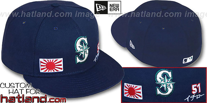 Suzuki 'TRIPLE THREAT' Navy Fitted Hat by New Era