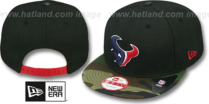 Texans 'NFL CAMO-BRIM SNAPBACK' Adjustable Hat by New Era