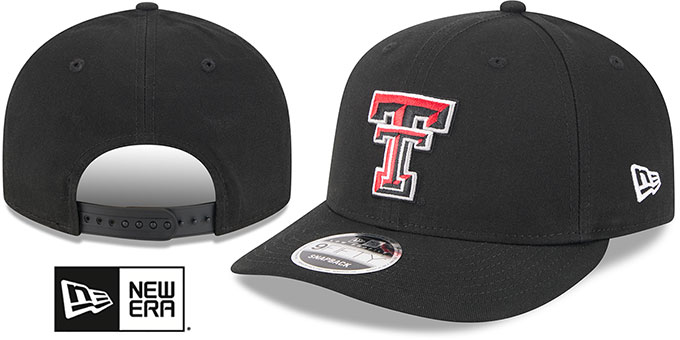 Texas Tech 'LOW-CROWN TEAM-BASIC SNAPBACK' Black Hat by New Era