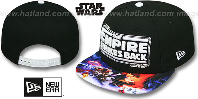 The Empire Strikes Back 'VIZA-PRINT SNAPBACK' Black Hat by New Era