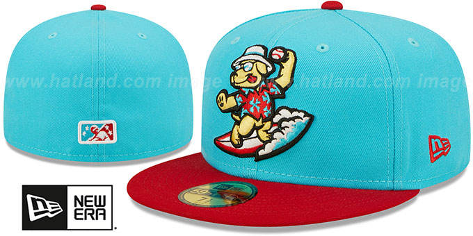 Threshers 'THEME NIGHT' Blue-Red Fitted Hat by New Era