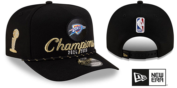 Thunder '2025 NBA CHAMPS LOCKER ROOM SNAPBACK' Hat by New Era