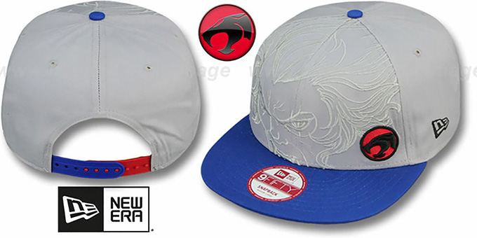 Thundercats 'OVERFACE SNAPBACK' Grey-Royal Hat by New Era
