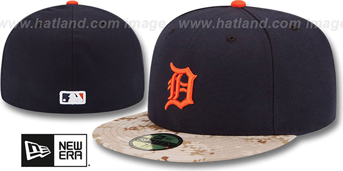 Tigers '2015 STARS N STRIPES' Fitted Hat by New Era