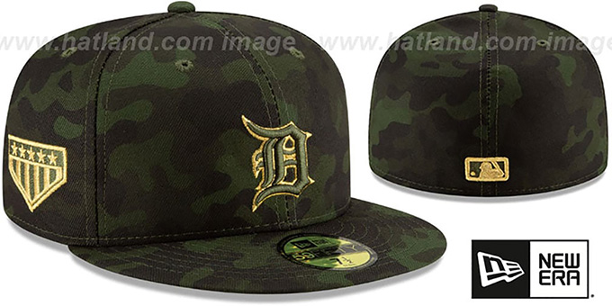 Tigers 2019 ARMED FORCES 'STARS N STRIPES' Hat by New Era