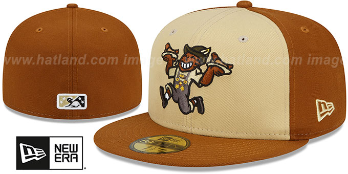 Timber Rattlers 'THEME NIGHT' Tan-Brown Fitted Hat by New Era