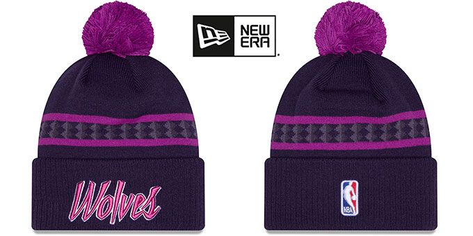 Timberwolves 25-26 'CITY-EDITION' Knit Beanie Hat by New Era