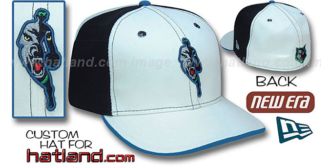 Timberwolves 'INSIDER PINWHEEL' White-Black Fitted Hat