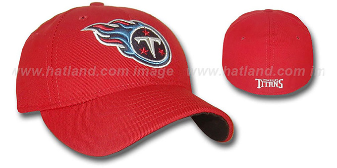 Titans 'COLORS' Fitted Hat by New Era - red