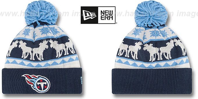 Titans 'THE-MOOSER' Knit Beanie Hat by New Era