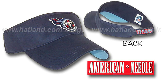 Titans Visor by American Needle - navy