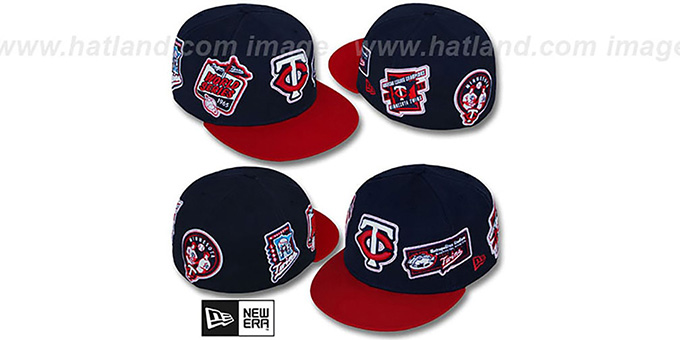 twins fitted hat