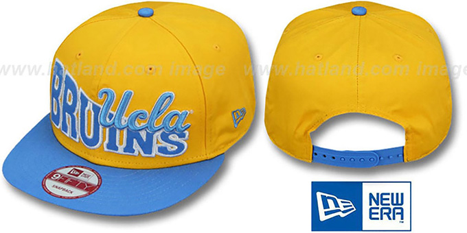 UCLA 'STOKED SNAPBACK' Gold-Sky Hat by New Era