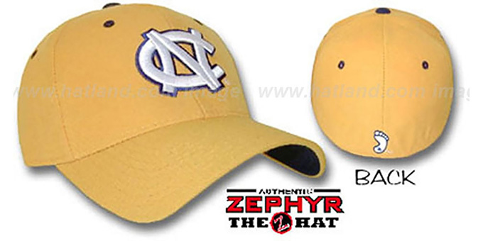 UNC 'DH' Fitted Hat by ZEPHYR - gold
