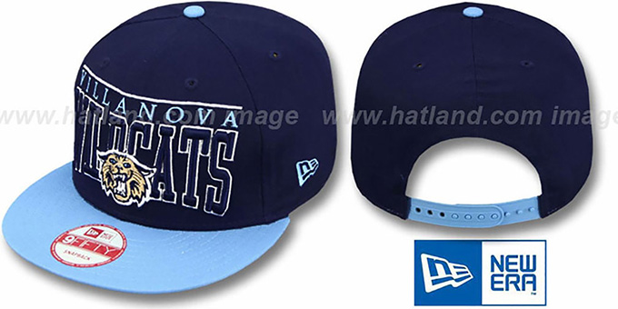Villanova 'LE-ARCH SNAPBACK' Navy-Sky Hat by New Era