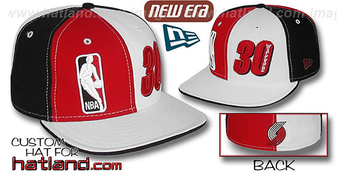 Wallace 'DOUBLE WHAMMY' Red-White-Black Fitted Hat