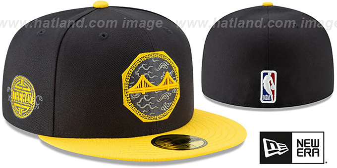 Warriors 18-19 'CITY-SERIES' Navy-Gold Fitted Hat by New Era