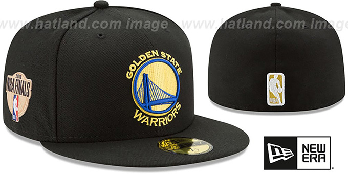 Warriors '2018 FINALS' Black Fitted Hat by New Era