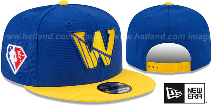 Warriors '2021 NBA INSIDER DRAFT SNAPBACK' Royal-Gold Hat by New Era