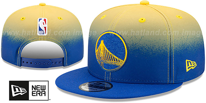 Warriors 'BACK HALF FADE SNAPBACK' Hat by New Era