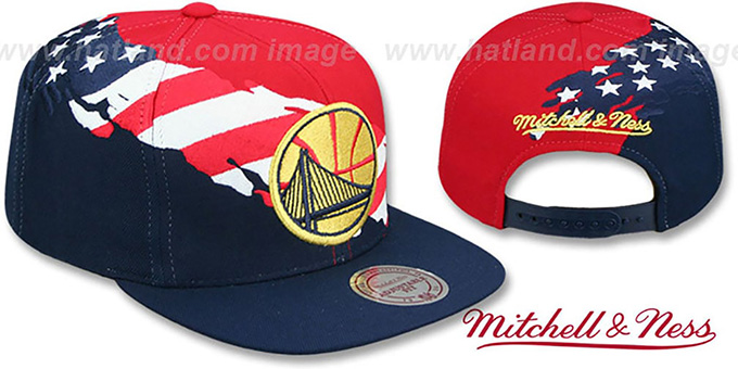 red golden state warriors hat