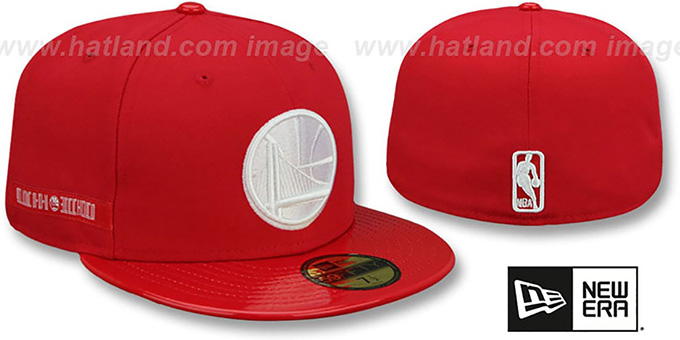 Warriors 'RETRO-HOOK' Red-White Fitted Hat by New Era