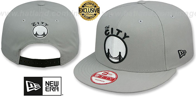 Warriors 'TEAM-BASIC SNAPBACK' Grey-Black Hat by New Era
