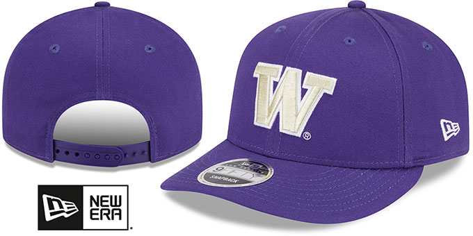 Washington 'LOW-CROWN TEAM-BASIC SNAPBACK' Purple Hat by New Era