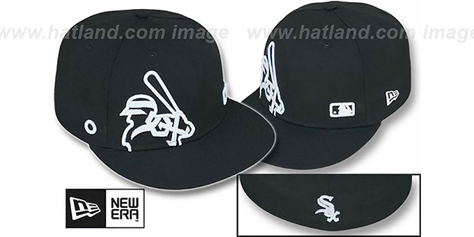 White Sox 'BIGGY FLAW MLB INSIDER' Black Fitted Hat by New Era