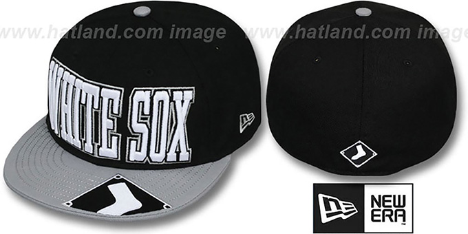 White Sox 'EPIC WORD' Black-Grey Fitted Hat by New Era