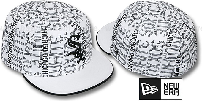 White Sox 'GOOD TIMES ALL-OVER' White-Black Fitted Hat by New Era