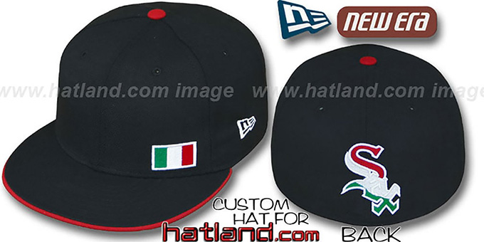 White Sox 'ITALIAN FLAWLESS' Black Fitted Hat by New Era